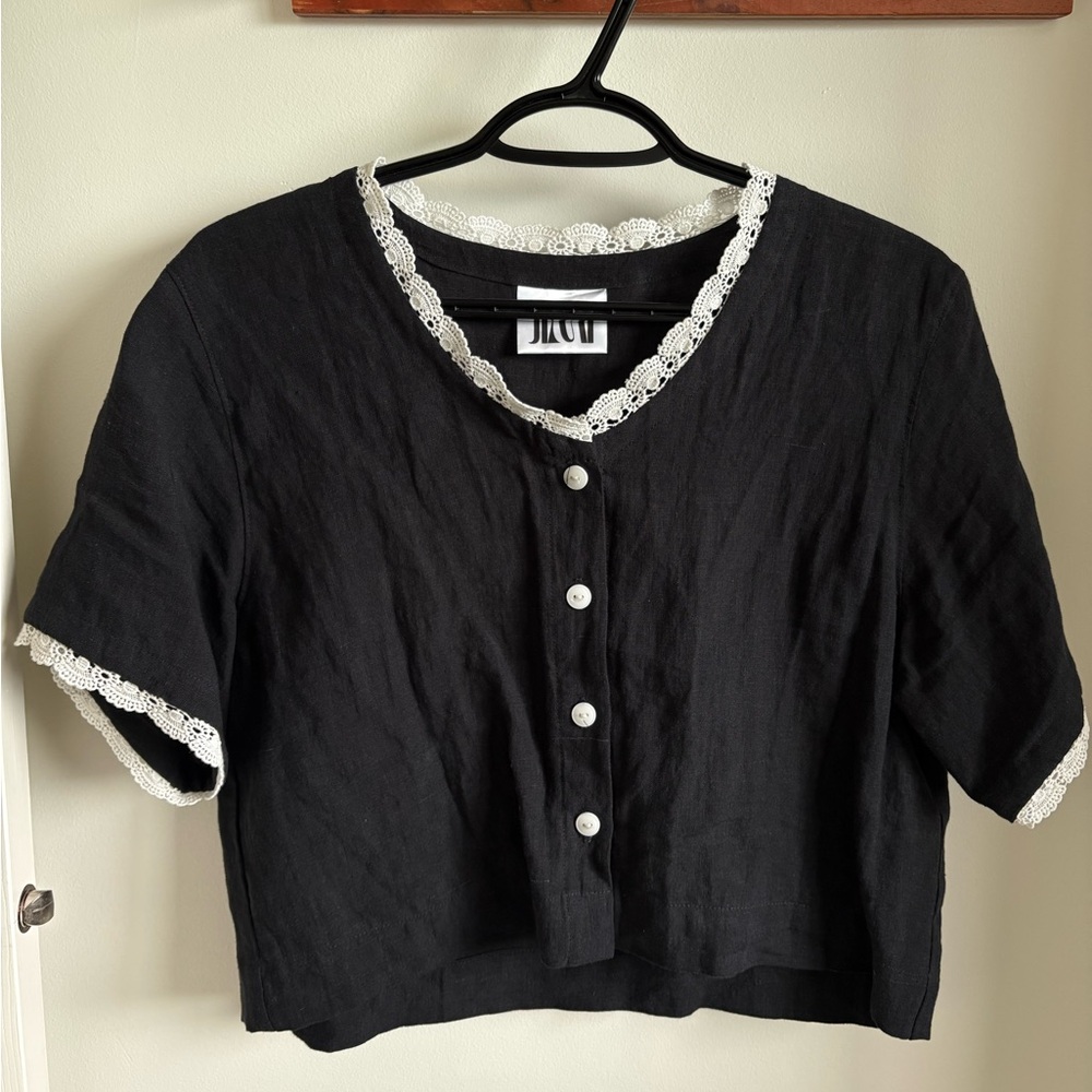 Jimi 100% linen blouse